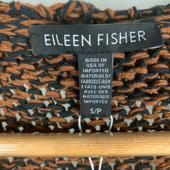 Eileen Fisher Organic Cotton Linen Lightweight Relaxed Cowl Neck Sweater - Picture 4 of 12